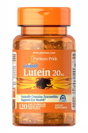 Lutein 20 mg with Zeaxanthin - 120 softgels