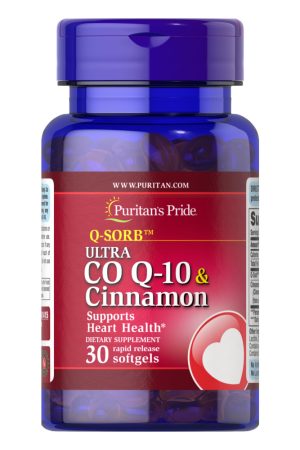 Ultra Q-SORB™ Co Q-10 200 mg & Cinnamon 1000mg - 30softgels
