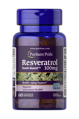 Resveratrol 100 mg - 60 softgels