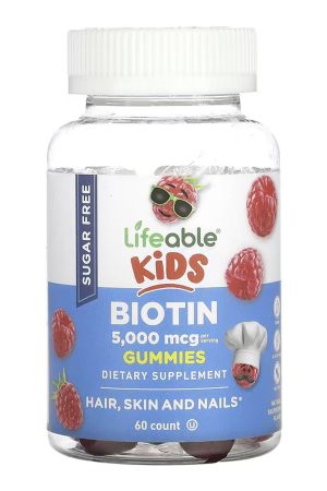 Biotin 5,000mcg Kids Sugar Free - 60 gummies