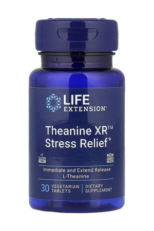 Theanine XRβ’ Stress Relief - 30 vegetarian tablets (ΠΠΎ 12.26)