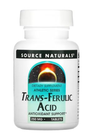 Trans-Ferulic Acid 250mg - 30 tabs (ΠΠΎΡΠΊΠΎΠ΄ΠΆΠ΅Π½Π° Π±Π°Π½ΠΊΠ°)