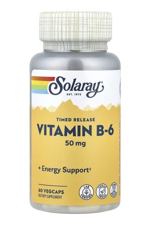Vitamin B-6 Timed-Release 50mg - 60 vcaps