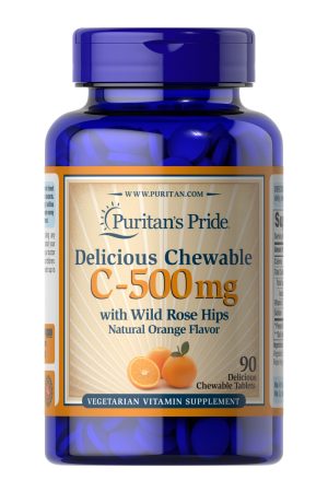Vitamin C 500mg With Rose Hips - 90 chewables