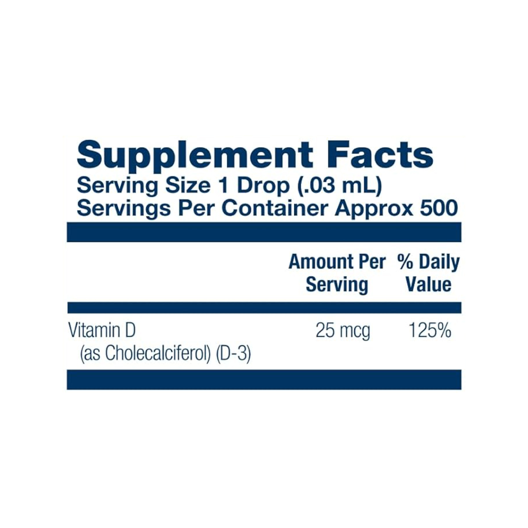 Vitamin D-3 25mcg - 14.8 ml - Зображення 2
