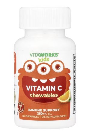 VitaWorks Vitamin C Kids - 120 chewables Orange