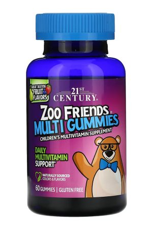 Zoo Friends Multi Gummies - 60 gummies