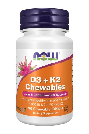 D3 + K2 Chewables - 90 tabs