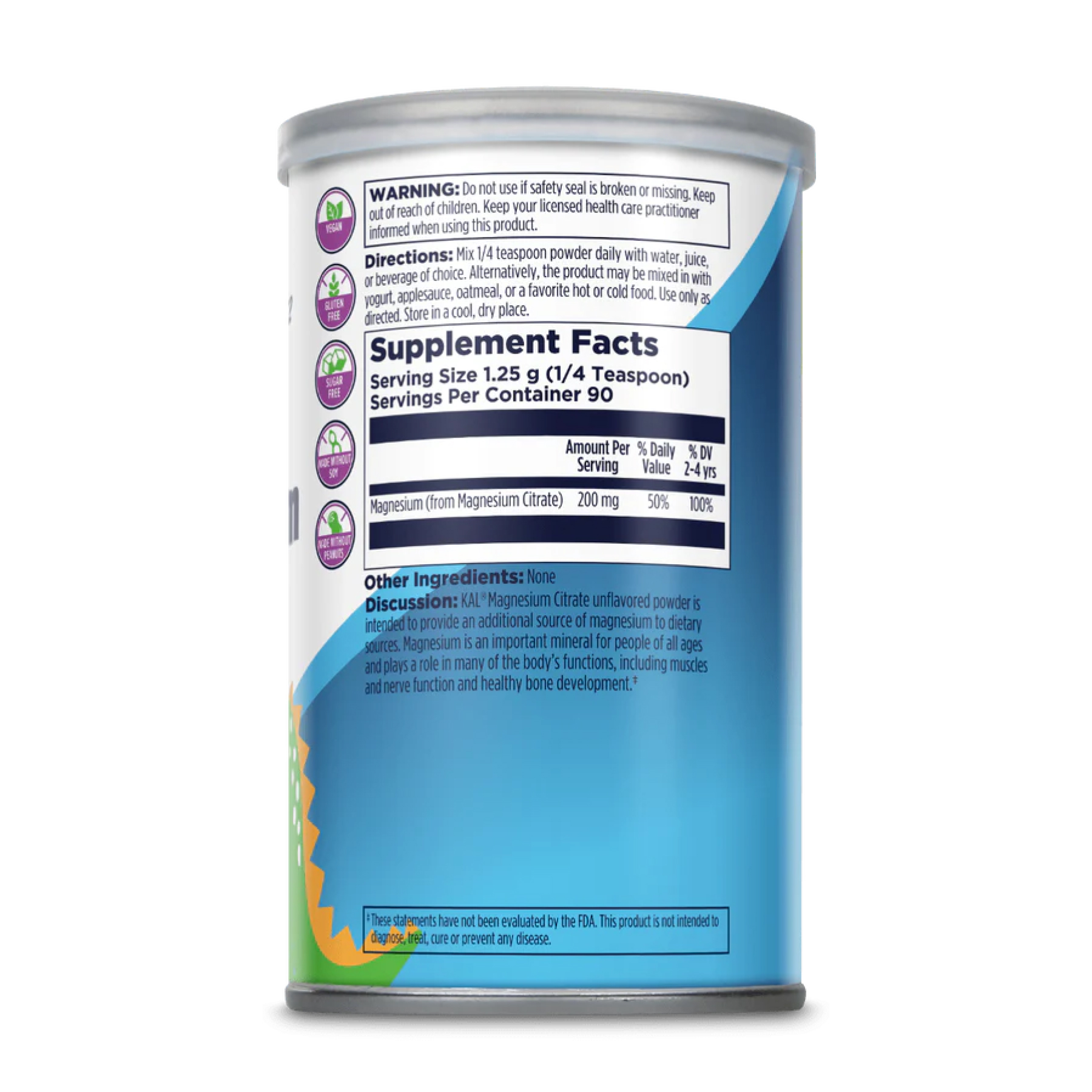 Magnesium Powder 200mg - 4oz Unflavored (До 11.26) - Зображення 2