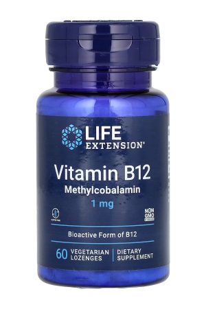 Vitamin B12 Methylcobalamin 1 mg - 60 vcaps (Пошкоджена банка)