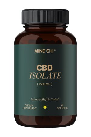 CBD Isolate 1500 mg - 60 softgels (Пошкоджена етикетка)