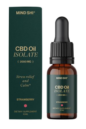 CBD Oil Isolate 2000 mg Strawberry - 10 ml (До 01.27)
