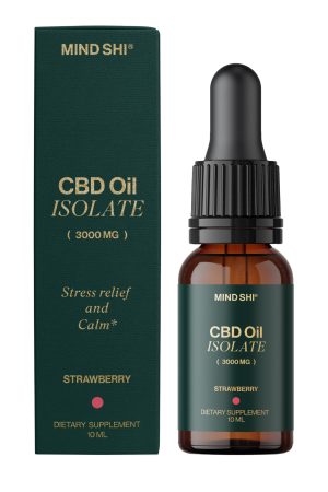CBD Oil Isolate 3000 mg Strawberry - 10 ml (До 01.27)