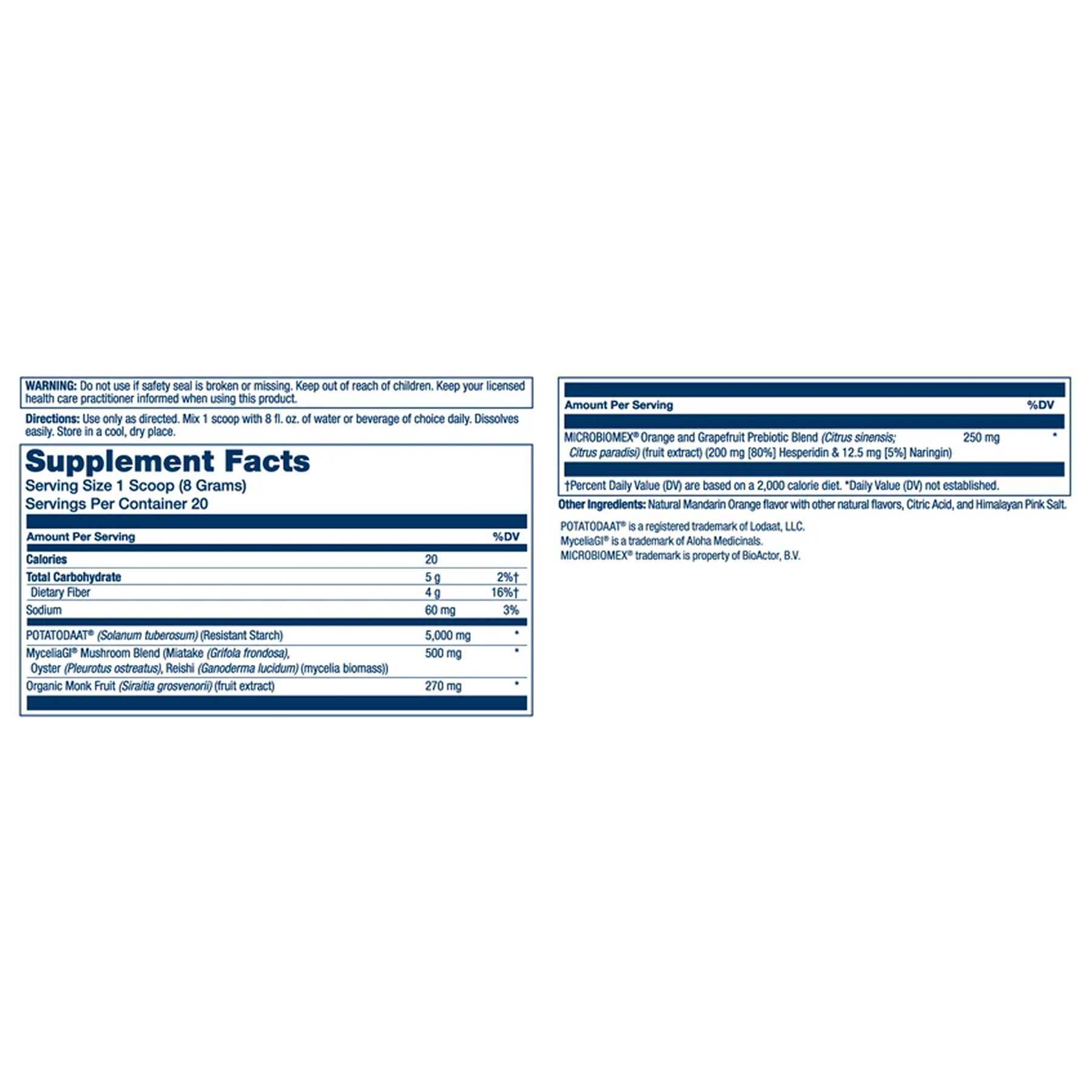 Mycrobiome Prebiotic Powder - 160g - Зображення 2