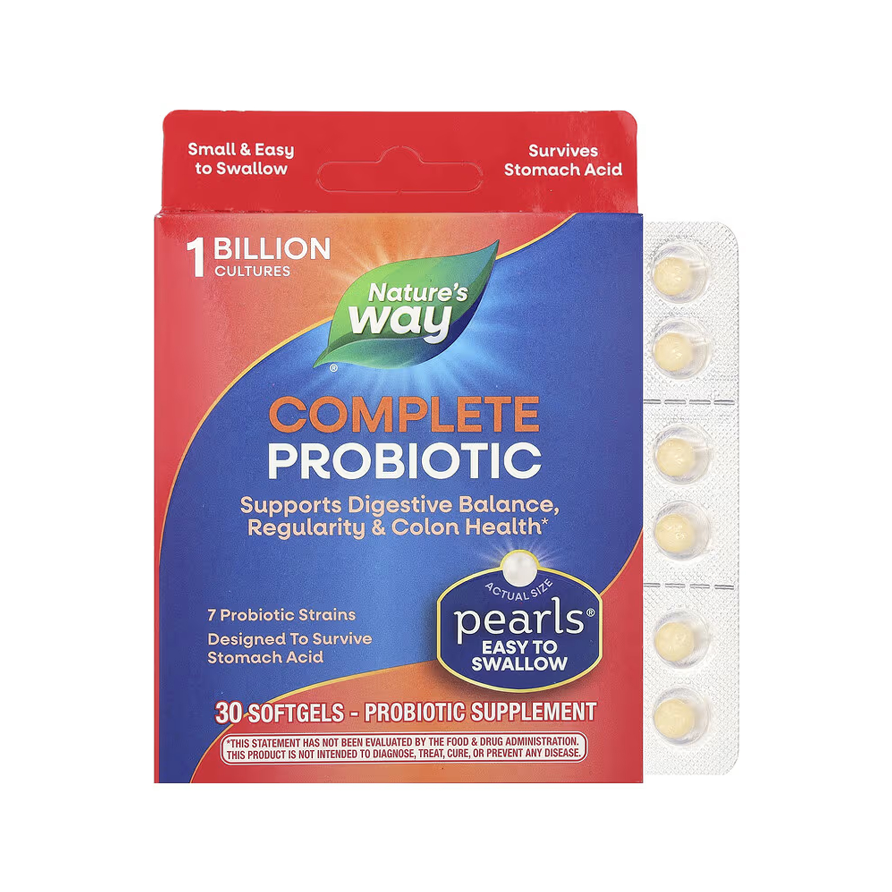 Pearls Complete Probiotic - 30 softgels (Пошкоджена банка)
