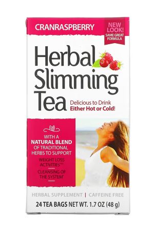 Slimming Tea - 24 bag Cranberry Raspberry (Пошкоджена упаковка)