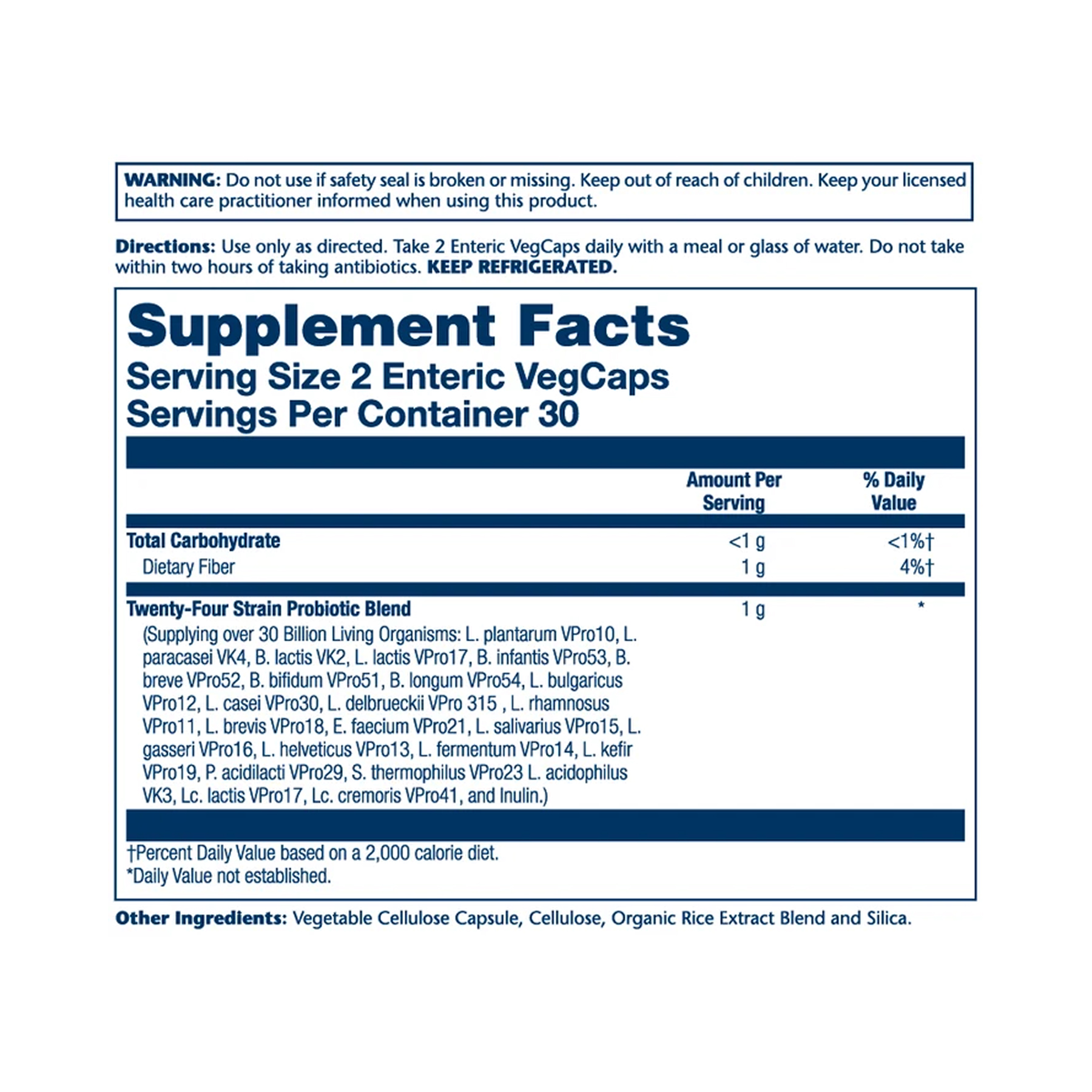 Super Multidophilus 24 Strain Probiotic 30 Billion Cfu - 60 vcaps - Зображення 2