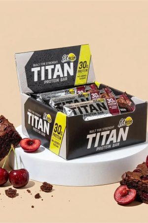 TITAN BAR - 9x85g Cherry Brownie