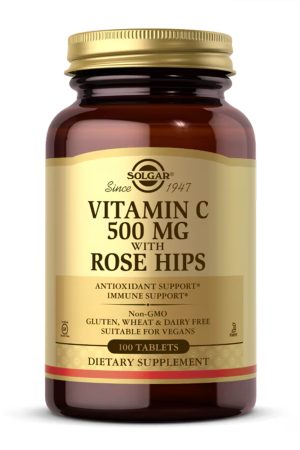 Vitamin C with Rose Hips 500mg - 100 tabs