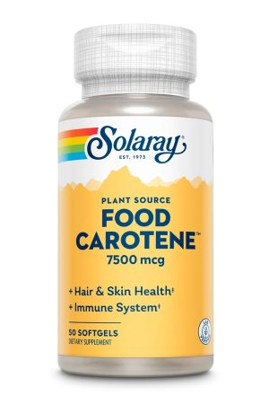 Food Carotene, Vitamin A As Beta Carotene 7500mcg - 50 softgels
